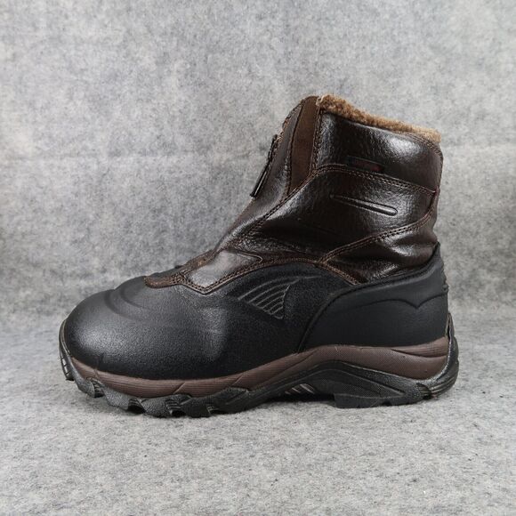 Coleman Shoes Men 9 Boots Winter Snow Insulated Leather Waterproof Anthony Brown - Picture 6 of 15